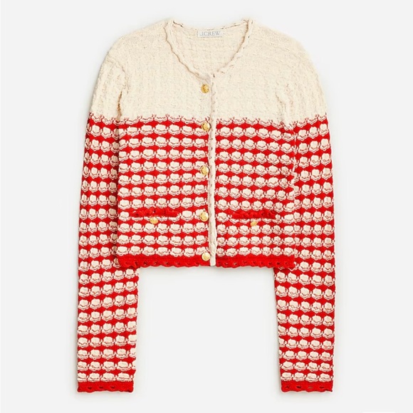 Textured Crochet Lady Jacket - Picture 2 of 4